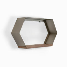 porta bottiglie da parete Comb Dune Walnut - ITAL homy