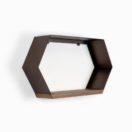 porta bottiglie da parete Comb Ember Walnut - ITAL homy