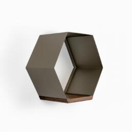 micro-libreria a parete Nest Dune Walnut - ITAL homy