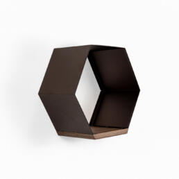 micro-libreria a parete Nest Ember Walnut - ITAL homy