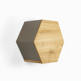 comodino chiuso sospeso Cell Dune Oak - ITAL homy