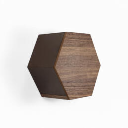 comodino chiuso sospeso Cell Ember Walnut - ITAL homy